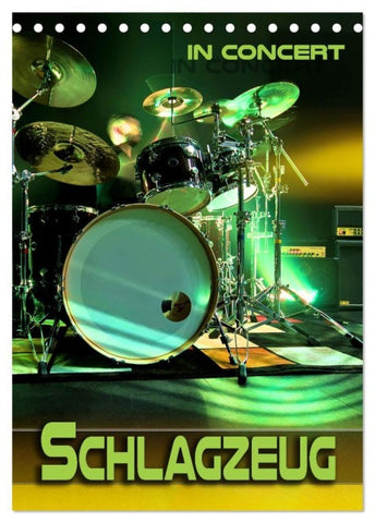 Schlagzeug in Concert (Tischkalender 2027 DIN A5 hoch), CALVENDO Monatskalender