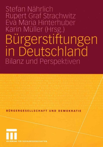 Bürgerstiftungen in Deutschland