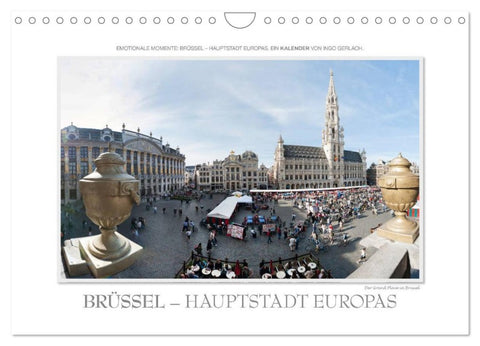 Emotionale Momente: Brüssel - Hauptstadt Europas (Wandkalender 2026 DIN A4 quer), CALVENDO Monatskalender