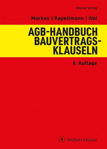 AGB-Handbuch Bauvertragsklauseln