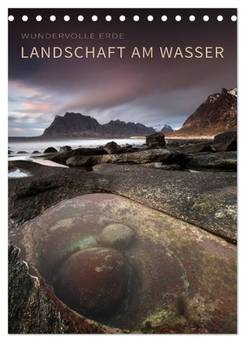 LANDSCHAFT AM WASSER (Tischkalender 2027 DIN A5 hoch), CALVENDO Monatskalender