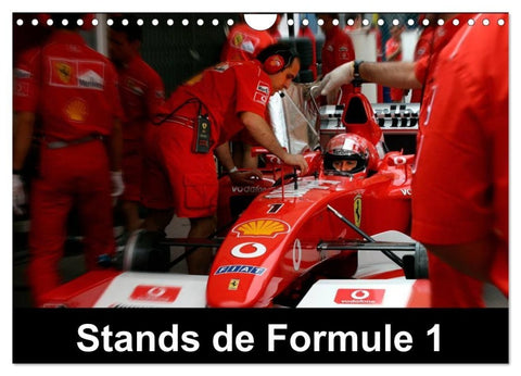 Stands de Formule 1 (Calendrier mural 2027 DIN A4 vertical), CALVENDO calendrier mensuel