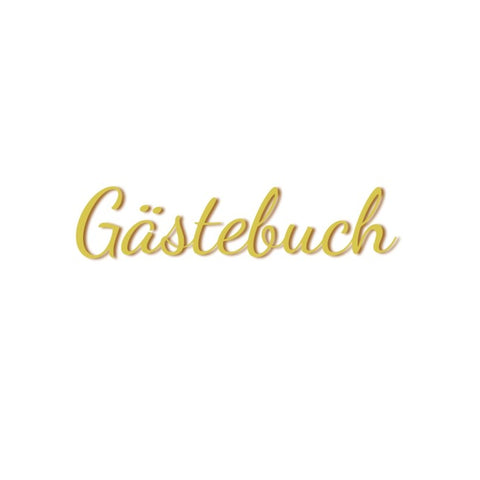 Gästebuch mit 100 Seiten - Weiß