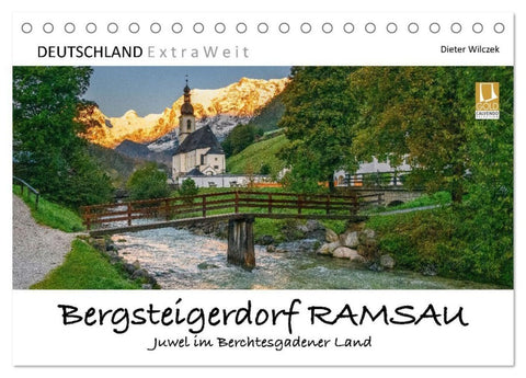 Bergsteigerdorf RAMSAU - Juwel im Berchtesgadener Land (Tischkalender 2027 DIN A5 quer), CALVENDO Monatskalender