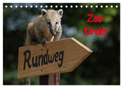 Zoo-Kinder (Tischkalender 2027 DIN A5 quer), CALVENDO Monatskalender