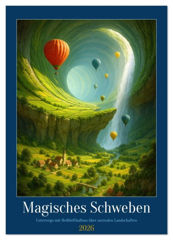 Magisches Schweben (Wandkalender 2026 DIN A2 hoch), CALVENDO Monatskalender