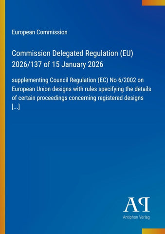 Commission Delegated Regulation (EU) 2026/137 of 15 January 2026