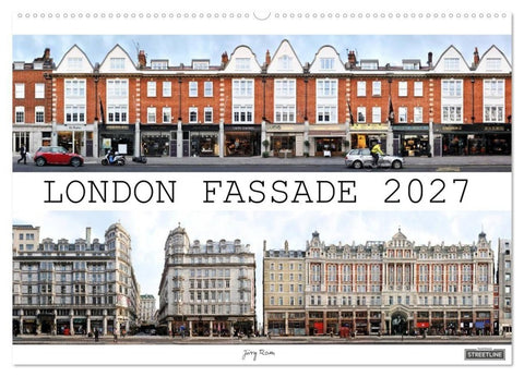 London Fassade 2027 (Wandkalender 2027 DIN A2 quer), CALVENDO Monatskalender