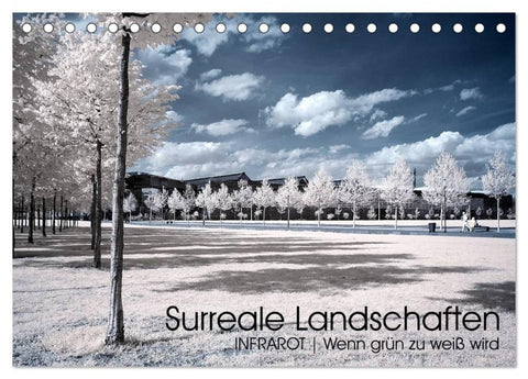 Surreale Landschaften. INFRARROT - Wenn grün zu weiß wird (Tischkalender 2027 DIN A5 quer), CALVENDO Monatskalender