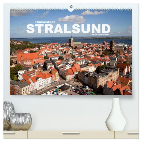 Hansestadt Stralsund (hochwertiger Premium Wandkalender 2026 DIN A2 quer), Kunstdruck in Hochglanz