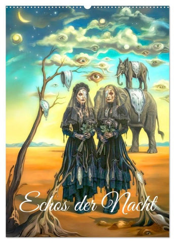 Echos der Nacht (Wandkalender 2027 DIN A2 hoch), CALVENDO Monatskalender