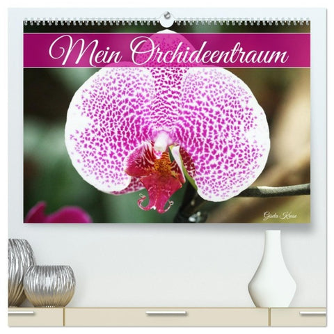 Mein Orchideentraum (hochwertiger Premium Wandkalender 2027 DIN A2 quer), Kunstdruck in Hochglanz