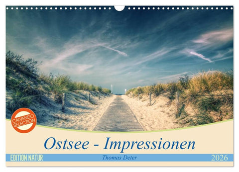Ostsee - Impressionen (Wandkalender 2026 DIN A3 quer), CALVENDO Monatskalender