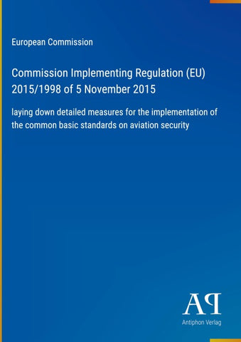 Commission Implementing Regulation (EU) 2015/1998 of 5 November 2015