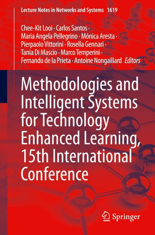 Methodologies and Intelligent Systems for Technology Enhanced Learning, 15th International Conference