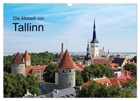 Die Altstadt von Tallinn (Wandkalender 2026 DIN A3 quer), CALVENDO Monatskalender