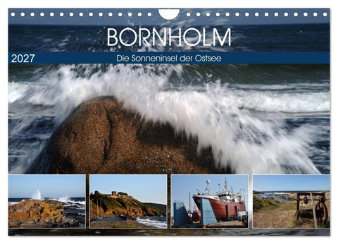 Bornholm - Sonneninsel der Ostsee (Wandkalender 2027 DIN A4 quer), CALVENDO Monatskalender