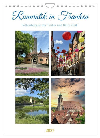 Romantik in Franken (Wandkalender 2027 DIN A4 hoch), CALVENDO Monatskalender