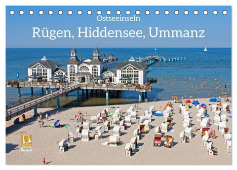 Ostseeinseln Rügen, Hiddensee, Ummanz (Tischkalender 2027 DIN A5 quer), CALVENDO Monatskalender