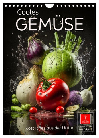 Cooles Gemüse (Wandkalender 2027 DIN A4 hoch), CALVENDO Monatskalender