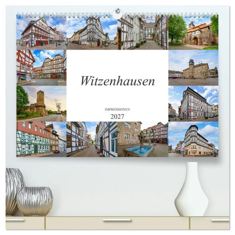Witzenhausen Impressionen (hochwertiger Premium Wandkalender 2027 DIN A2 quer), Kunstdruck in Hochglanz