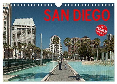 San Diego (Wandkalender 2027 DIN A4 quer), CALVENDO Monatskalender
