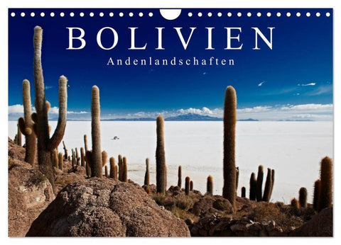 Bolivien Andenlandschaften "CH-Version" (Wandkalender 2026 DIN A4 quer), CALVENDO Monatskalender