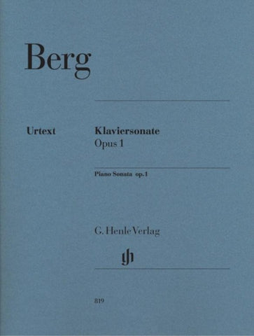 Alban Berg - Klaviersonate op. 1