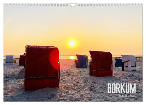 Borkum - Wo die Zeit still steht. (Wandkalender 2027 DIN A3 quer), CALVENDO Monatskalender