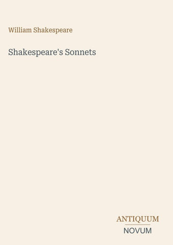 Shakespeare's Sonnets