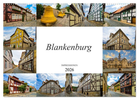 Blankenburg Impressionen (Wandkalender 2026 DIN A2 quer), CALVENDO Monatskalender