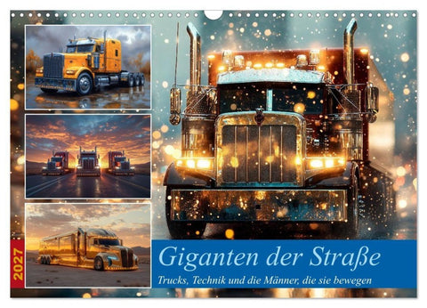 Giganten der Straße (Wandkalender 2027 DIN A3 quer), CALVENDO Monatskalender