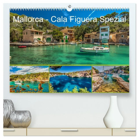 Mallorca - Cala Figuera Spezial (hochwertiger Premium Wandkalender 2027 DIN A2 quer), Kunstdruck in Hochglanz