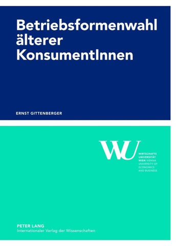 Betriebsformenwahl älterer KonsumentInnen