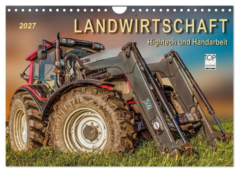 Landwirtschaft - Hightech und Handarbeit (Wandkalender 2027 DIN A4 quer), CALVENDO Monatskalender