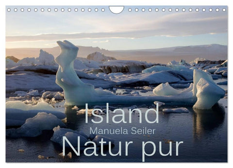 Island Natur pur (Wandkalender 2026 DIN A4 quer), CALVENDO Monatskalender