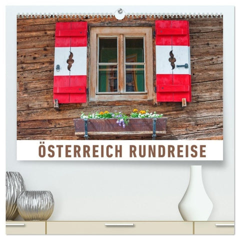 Österreich Rundreise (hochwertiger Premium Wandkalender 2027 DIN A2 quer), Kunstdruck in Hochglanz