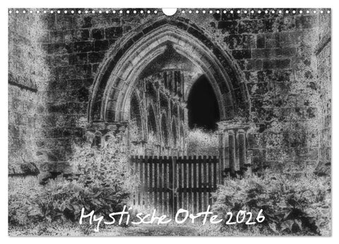 Mystische Orte 2026 (Wandkalender 2026 DIN A3 quer), CALVENDO Monatskalender