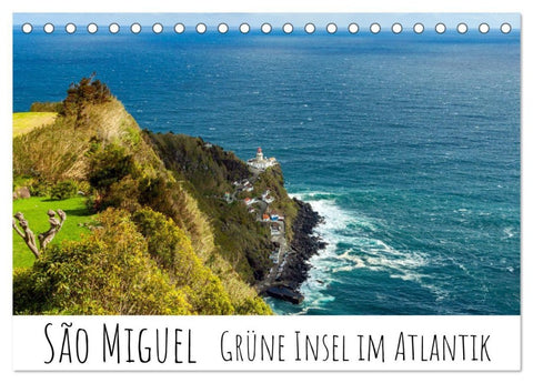 São Miguel - Grüne Insel im Atlantik (Tischkalender 2027 DIN A5 quer), CALVENDO Monatskalender
