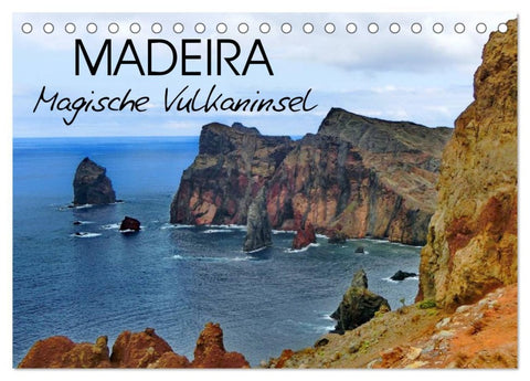 Madeira Magische Vulkaninsel (Tischkalender 2026 DIN A5 quer), CALVENDO Monatskalender