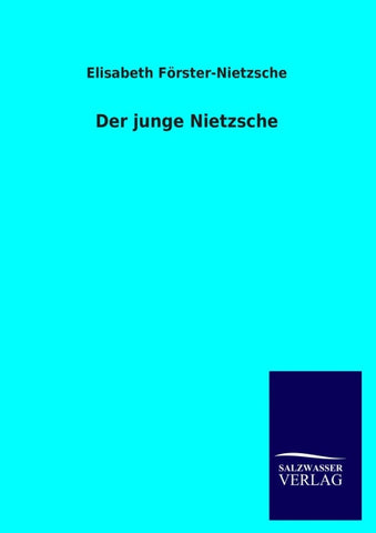 Der junge Nietzsche