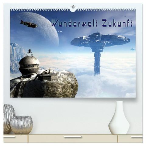 Wunderwelt Zukunft (hochwertiger Premium Wandkalender 2027 DIN A2 quer), Kunstdruck in Hochglanz