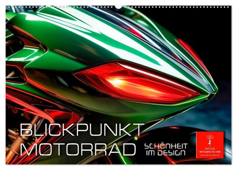 Blickpunkt Motorrad Schönheit im Design (Wandkalender 2027 DIN A2 quer), CALVENDO Monatskalender