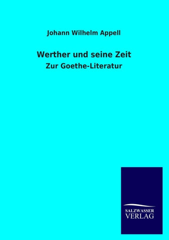 Werther und seine Zeit