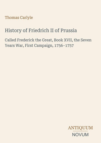 History of Friedrich II of Prussia