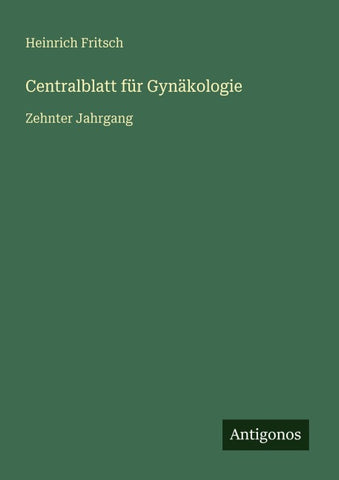 Centralblatt für Gynäkologie