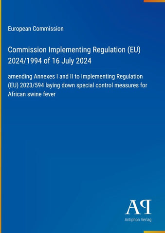 Commission Implementing Regulation (EU) 2024/1994 of 16 July 2024