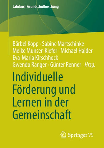 Individuelle Förderung und Lernen in der Gemeinschaft