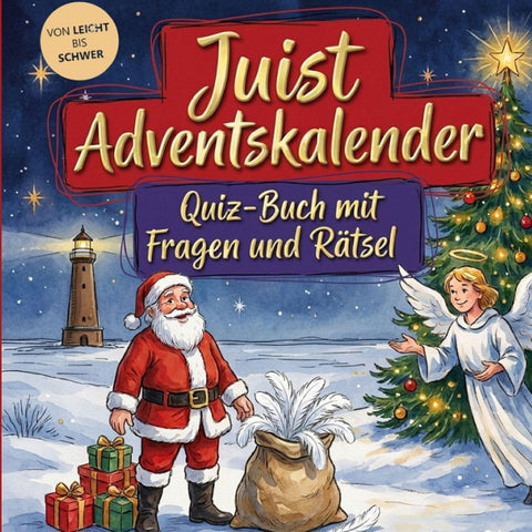 Juist-Adventskalender: Quiz-Buch mit Fragen und Rätsel