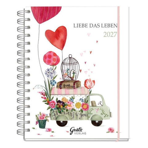 Taschenkalender Liebe das Leben 2027